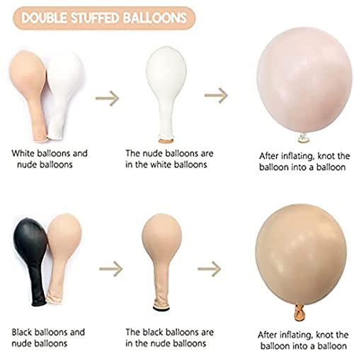 Blush Ivory Balloons Garland Kit Rose Gold Metallic Balloons Arch kit for Kids Adult Birthdays Weddings Receptions Decoration - Lasercutwraps Shop