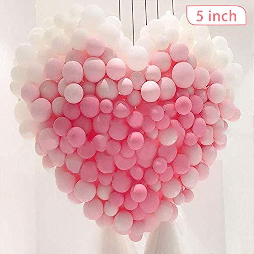 5 Inch Mini Pink Party Pearl Balloons,200 pcs Light Pink Macaron Latex Balloons for Birthday Wedding Engagement Anniversary Christmas Festival Picnic or any Friends & Family Party Decorations Supplier - Lasercutwraps Shop