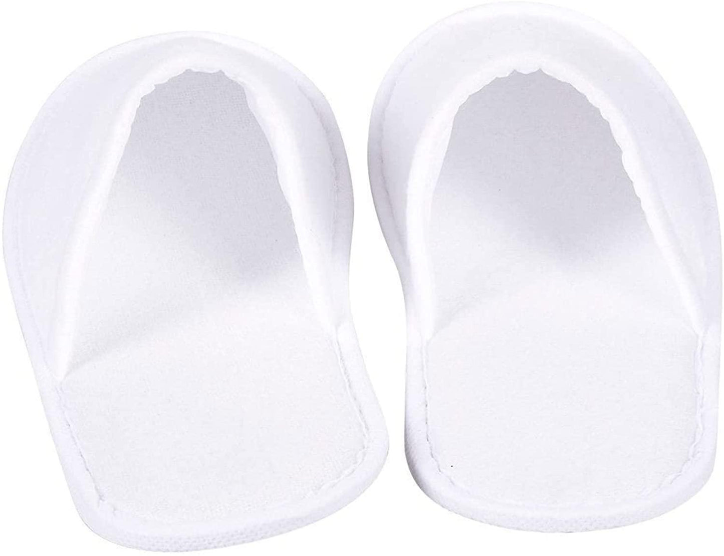 Non-Slip Disposable Slippers, Closed Toe for Hotel Guest and Spa (24 Pairs) - Lasercutwraps Shop