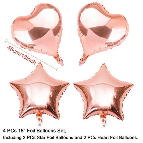 39PCS Rose Gold Mothers Day Balloons Set 16 Inch Letter Balloon Banner for Mothers Day Party Decorations - Lasercutwraps Shop