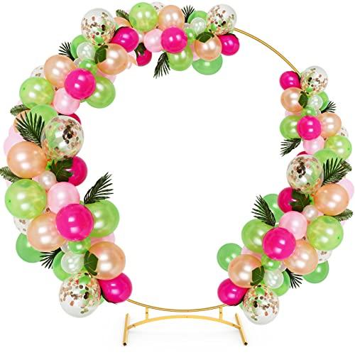 83 Pieces Tropical Balloons Garland Kit DIY Luau Balloon Arch Garland with Tropical Leaf - Lasercutwraps Shop