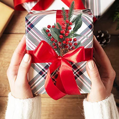12 Pack Christmas Artificial Berry Twigs for Christmas Tree Decoration - Lasercutwraps Shop