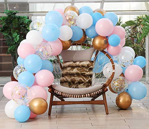75 pcs Gender Reveal Balloon Garland Kit, Gender Reveal Party Supplies Balloons Backdrop - Lasercutwraps Shop