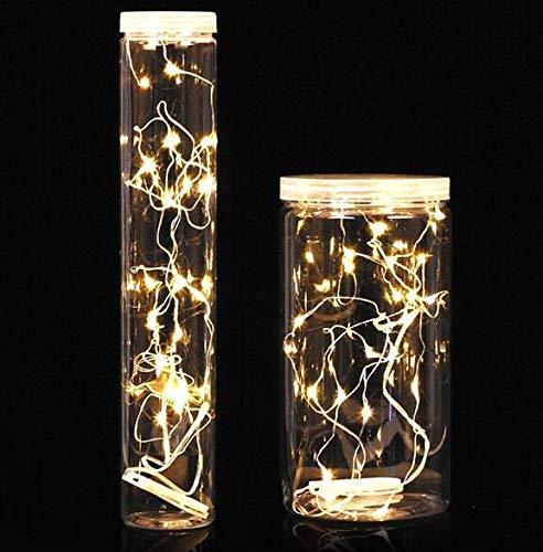 12 Packs LED Fairy Lights CR2032 Battery Operated String Wire Christmas Light,3.3Ft(1 Meters) 10 LED Firefly Starry Moon Lights for Birthday Wedding - Lasercutwraps Shop