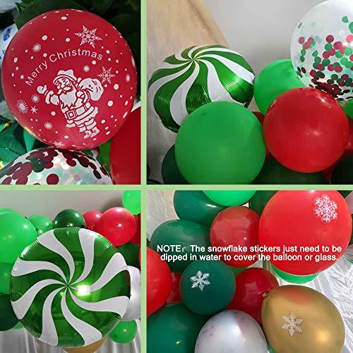 187pcs Christmas Balloon Garland Arch kit for Christmas Party Decorations - Lasercutwraps Shop