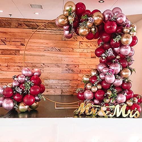 138PCS Burgundy Balloon Garland Arch Kit Burgundy Balloons Blush Balloons - Lasercutwraps Shop