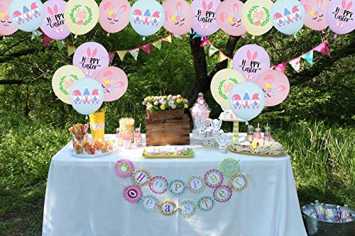 40Pcs Easter Balloons, Spring Bunny Gnome Balloons, Easter Party Supplies and Decorations - Lasercutwraps Shop