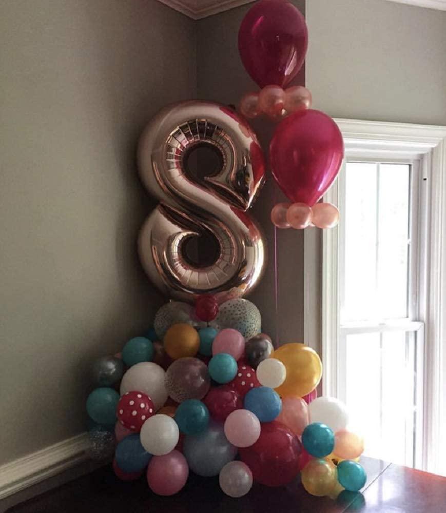 Rose Gold Number 1 Balloon, 40 Inch - Lasercutwraps Shop