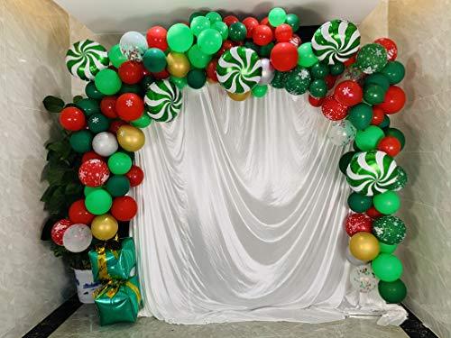 187pcs Christmas Balloon Garland Arch kit for Christmas Party Decorations - Lasercutwraps Shop