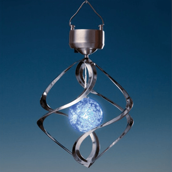 LED Color Changing Solar Revolving Wind Chimes Add a Colorful Wind Chime to Your Place - Lasercutwraps Shop