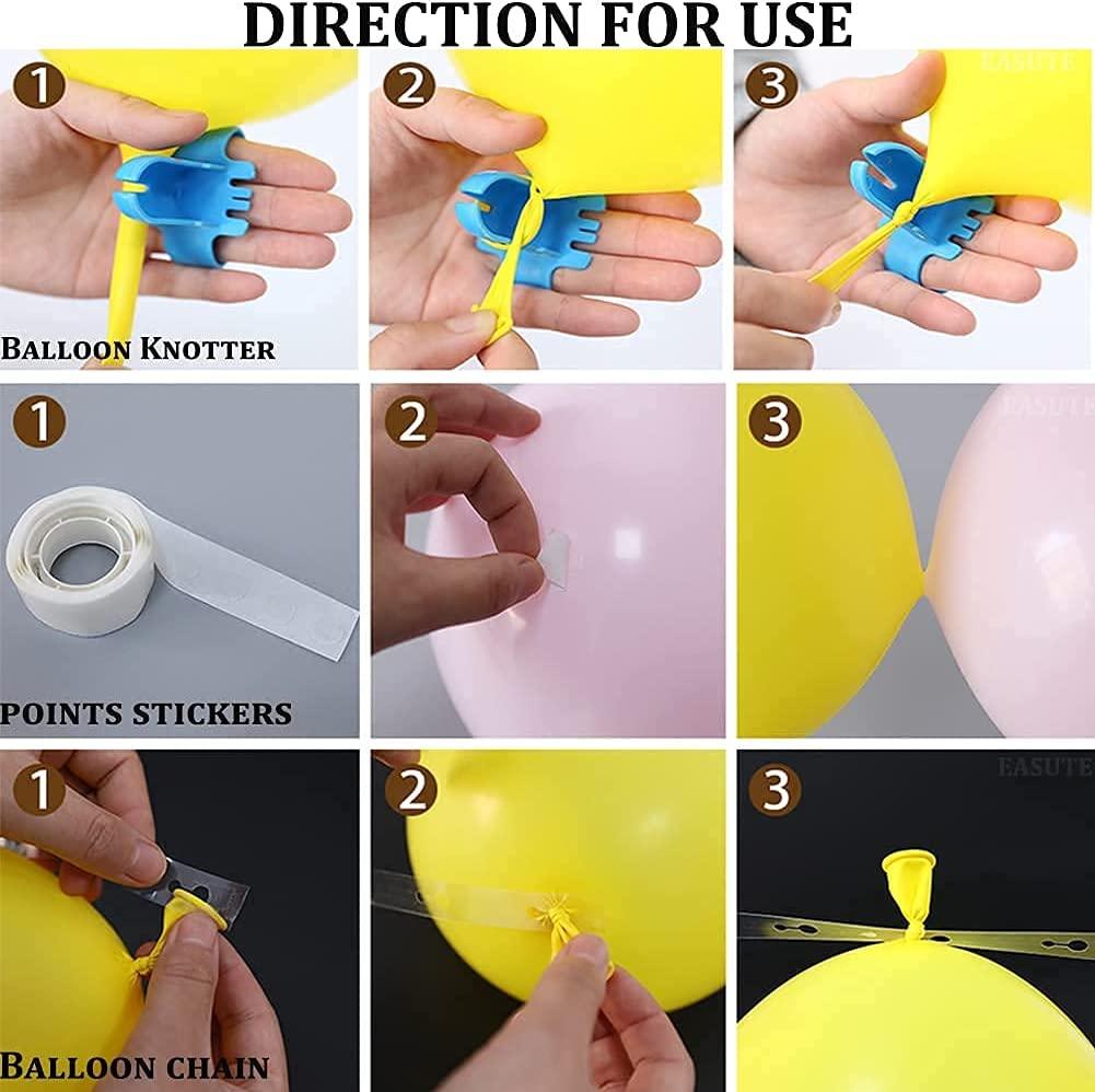 189PCS Pastel Balloons Garland Arch Kit Macaron Rainbow Balloons Purple Blue Pink Yellow Latex Balloon - Lasercutwraps Shop