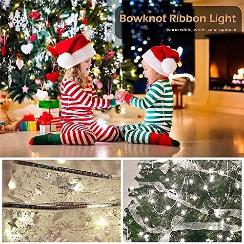 Christmas Ribbon Lights for New Year Party Weddings Christmas Tree Decorations - Lasercutwraps Shop