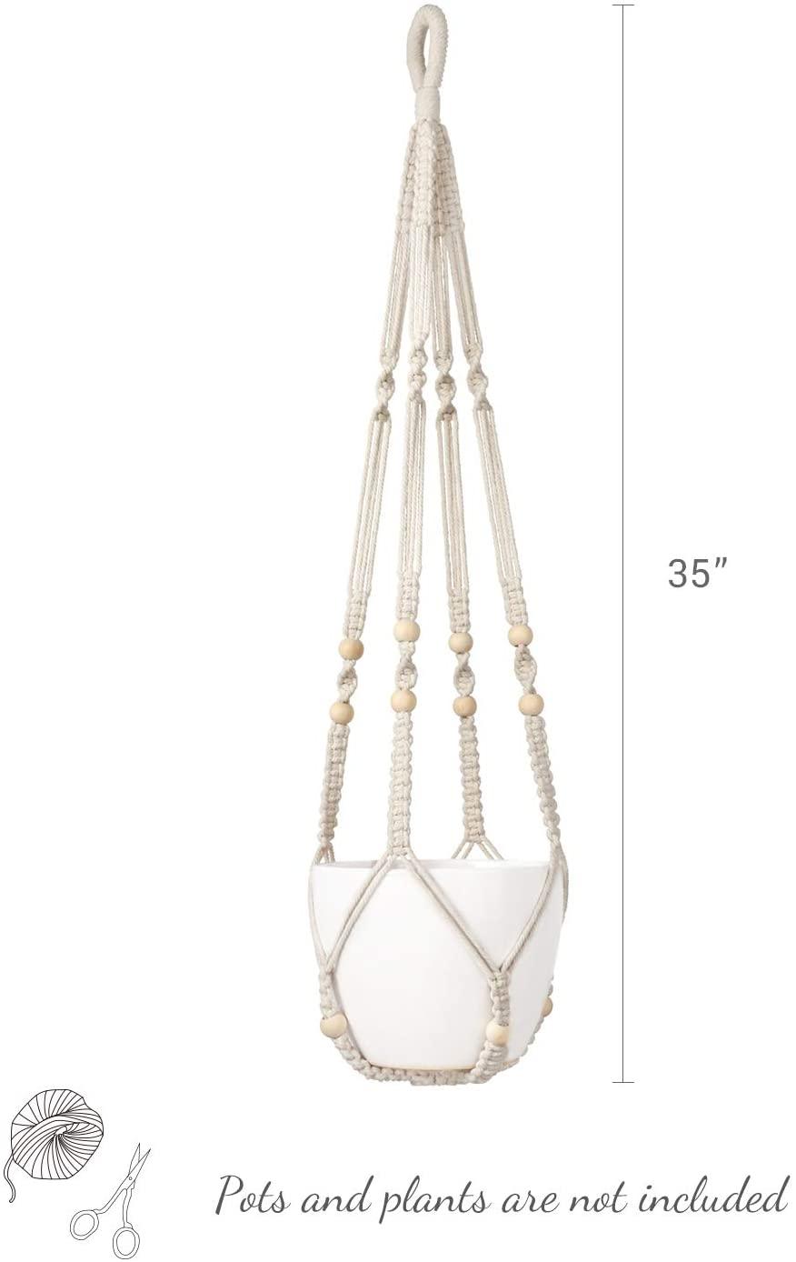 Macrame Plant Hanger Indoor Hanging Planter Basket - Lasercutwraps Shop