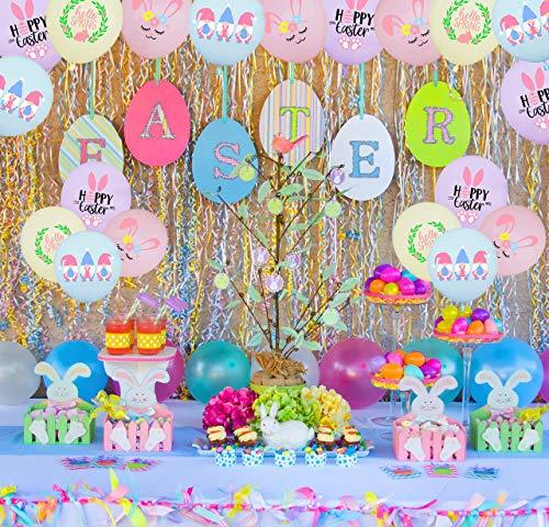 40Pcs Easter Balloons, Spring Bunny Gnome Balloons, Easter Party Supplies and Decorations - Lasercutwraps Shop