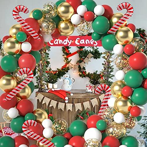 Christmas Balloon Arch Garland Kit 120 pcs Christmas Balloons for Christmas Party Decoration Supplies - Lasercutwraps Shop