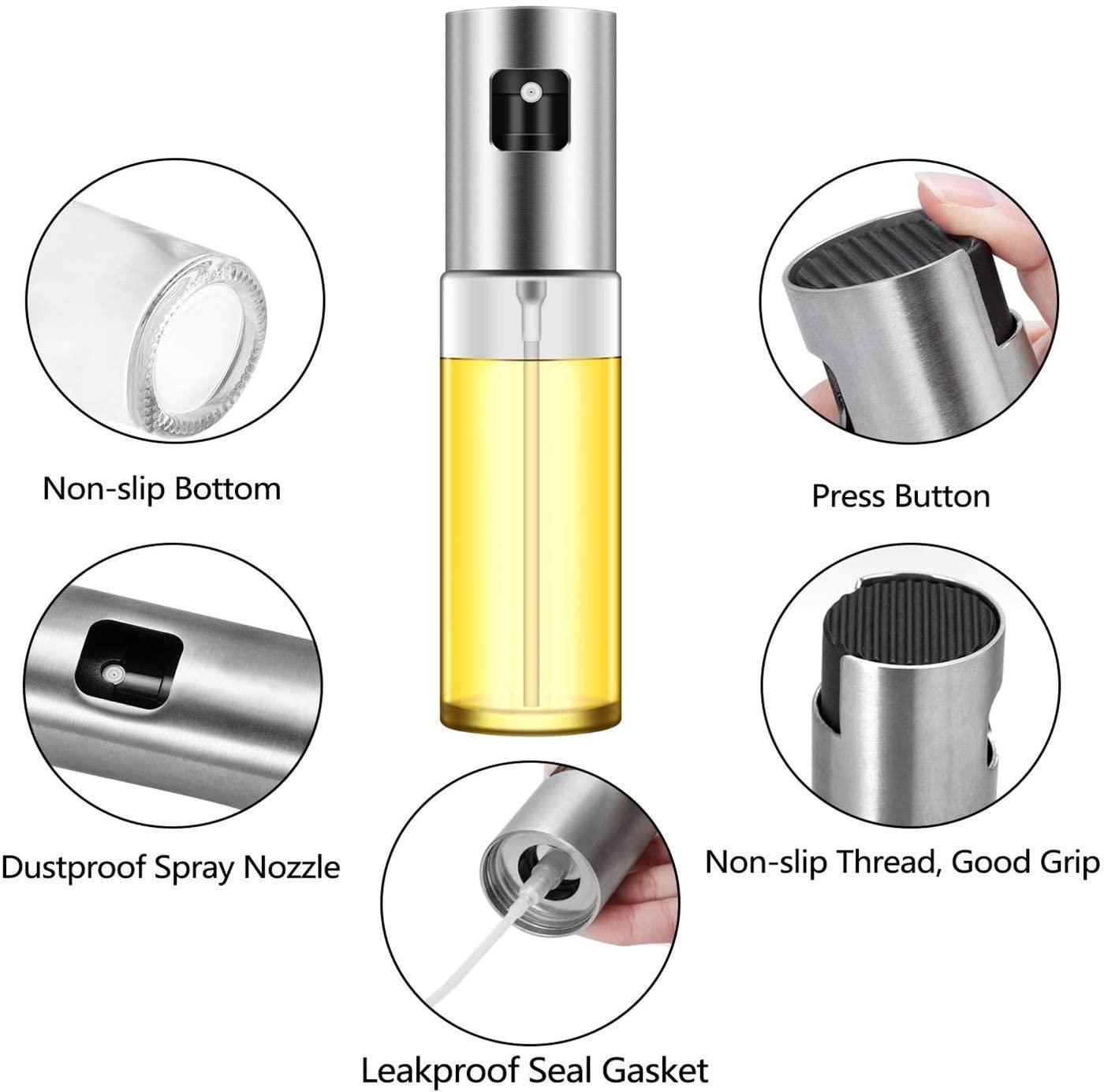 Oil Sprayer for Cooking, Olive Oil Sprayer Mister, 105ml Olive Oil Spray Bottle - Lasercutwraps Shop