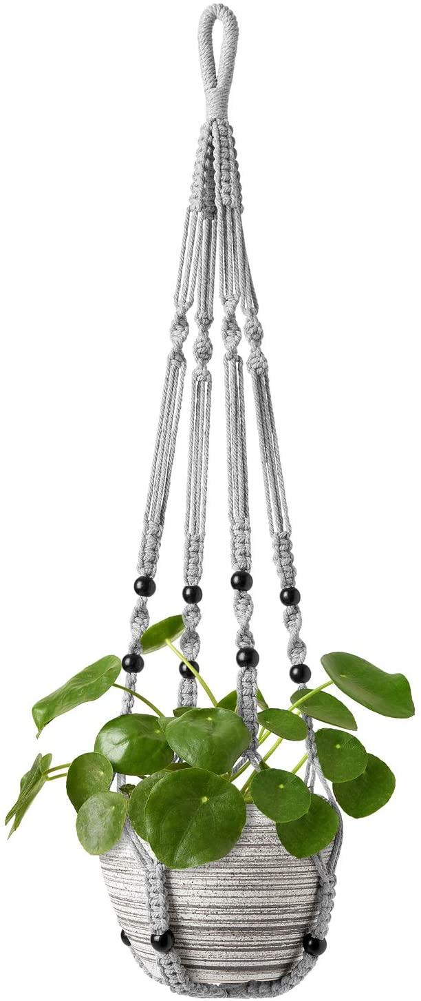 Macrame Plant Hanger Indoor Hanging Planter Basket - Lasercutwraps Shop