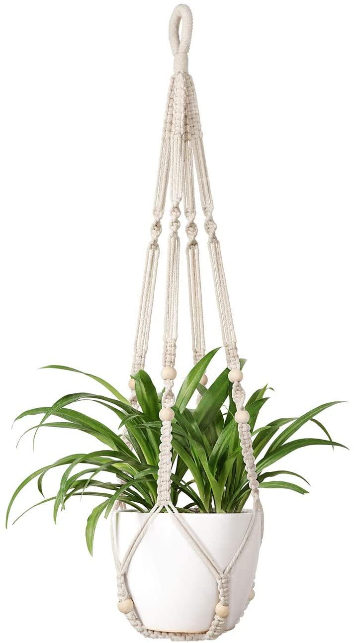 Macrame Plant Hanger Indoor Hanging Planter Basket - Lasercutwraps Shop