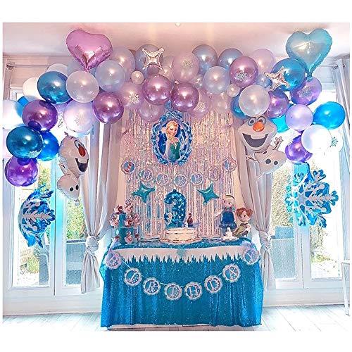 20PCS Snowflake Foil Balloons Winter Wonderland Party Decorations - Lasercutwraps Shop