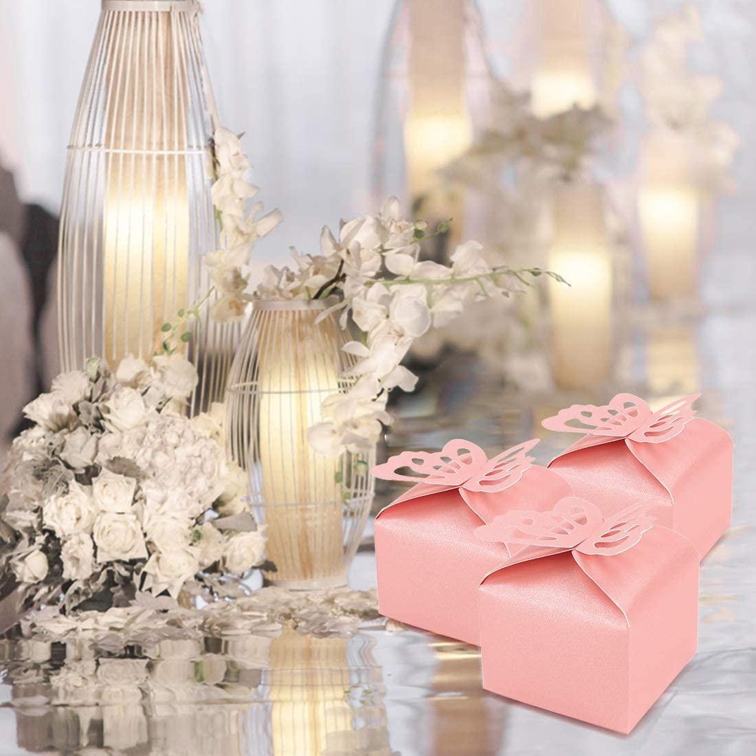 50pcs Butterfly Favor Boxes Girl Baby Shower Butterfly Candy Box Favor Box - Lasercutwraps Shop