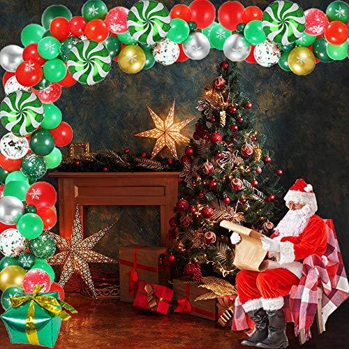 187pcs Christmas Balloon Garland Arch kit for Christmas Party Decorations - Lasercutwraps Shop