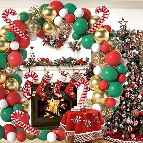Christmas Balloon Arch Garland Kit 120 pcs Christmas Balloons for Christmas Party Decoration Supplies - Lasercutwraps Shop