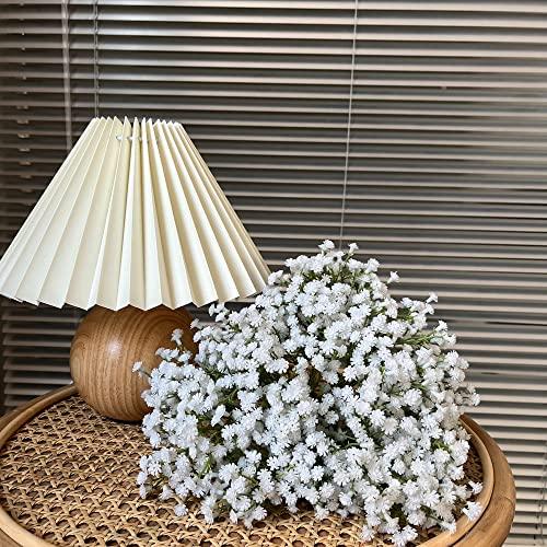 10pcs Babys Breath Artificial Fake Flowers Bouquet Gypsophila Bulk Flower in White for Wedding Crown Home Party Garden Decoration - Lasercutwraps Shop