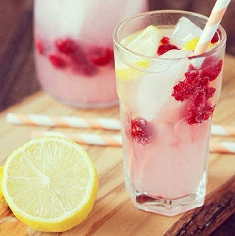 100PCS Biodegradable Paper Straws Bulk, Assorted Rainbow Colors Striped Drinking Straws for Juice - Lasercutwraps Shop