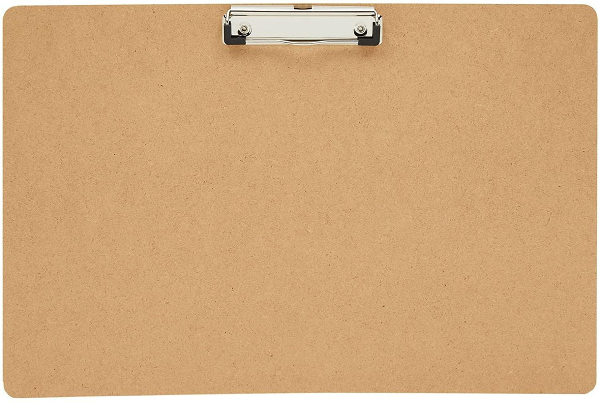 4 Pack Large 11x17 Clipboard Horizontal, Wooden Lap Board for Drawing
