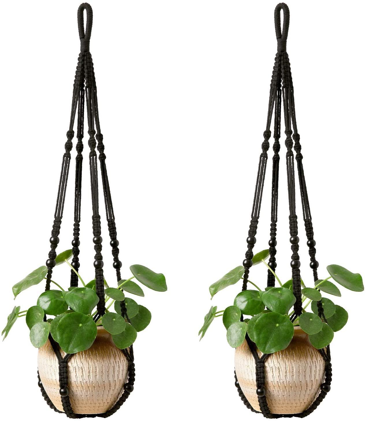 Macrame Plant Hanger Indoor Hanging Planter Basket - Lasercutwraps Shop