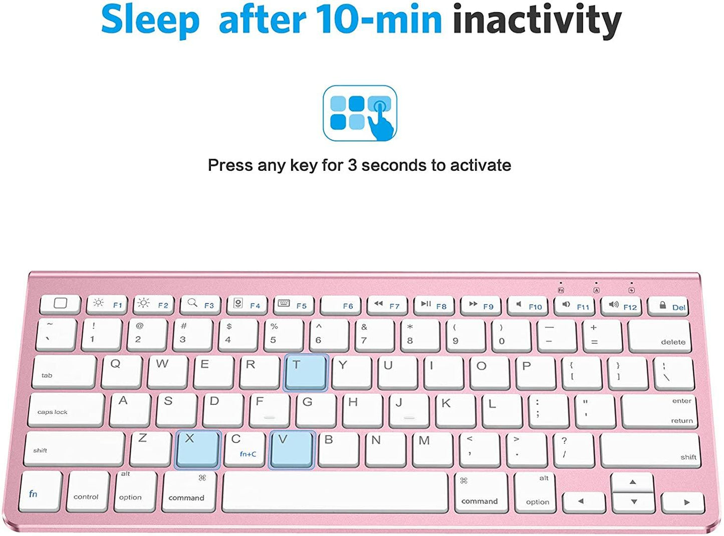 iPad Keyboard with Sliding Stand, Ultra-Slim Bluetooth Keyboard for iPad Air - Lasercutwraps Shop