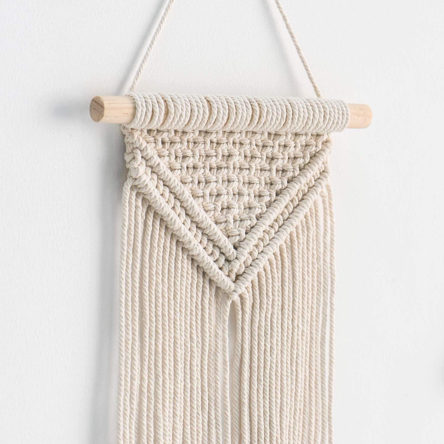Small Macrame Wall Hanging, 3 Pack Art Woven Wall Decor Boho Style - Lasercutwraps Shop