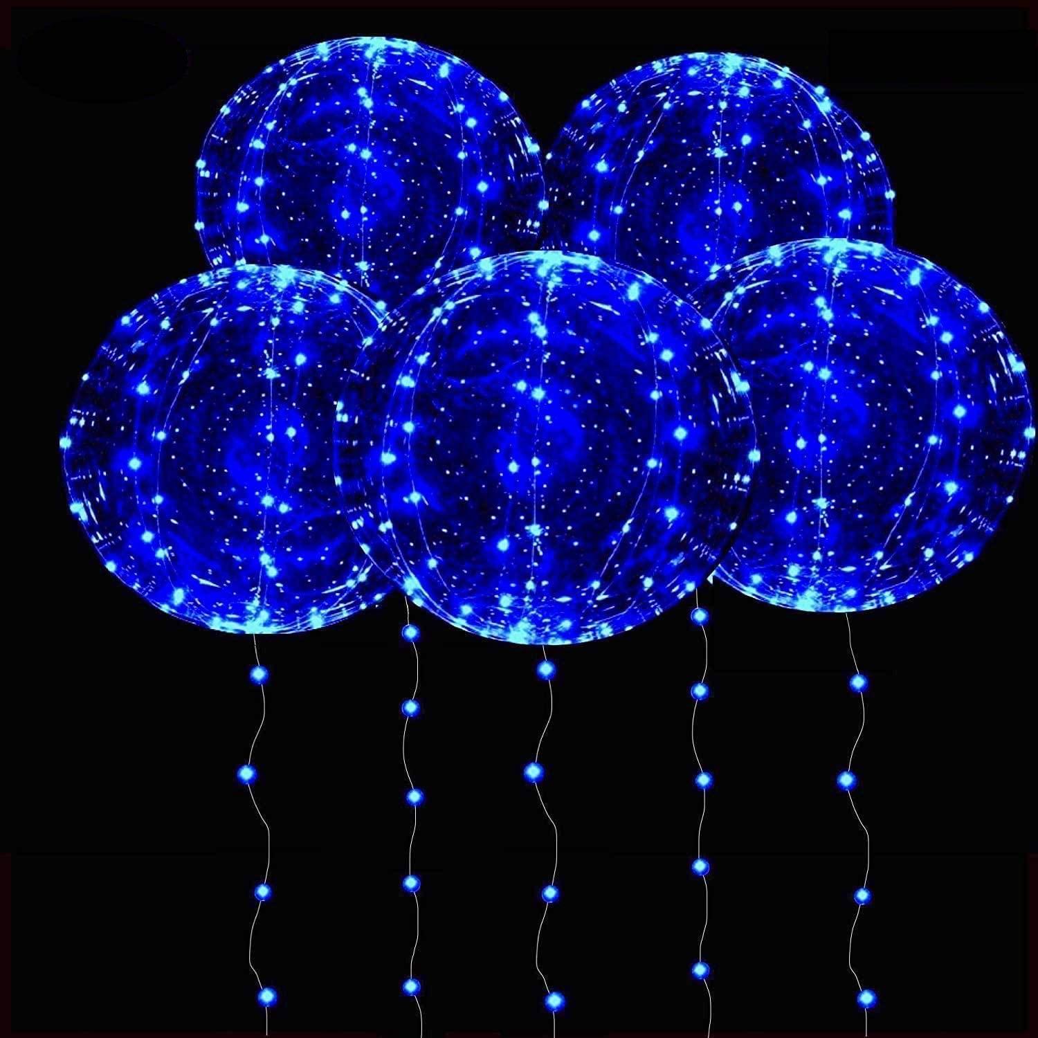 Led Balloons with Batteries Light up Party Balloons Clear Transparent Balloons for Birthday, Wedding Balloons Decorations - Lasercutwraps Shop