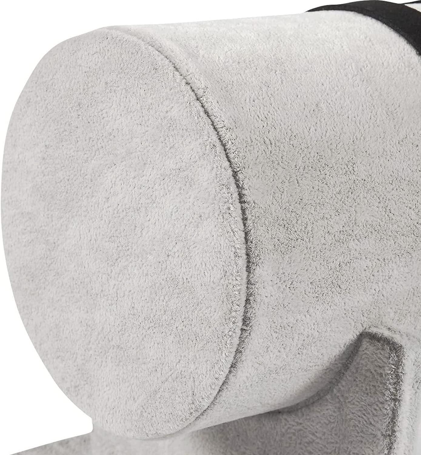 Headband Holder Organizer for Girls and Women, Grey Velvet Display Stand for Hair Accessories, Bracelets (12 x 7 In) - Lasercutwraps Shop