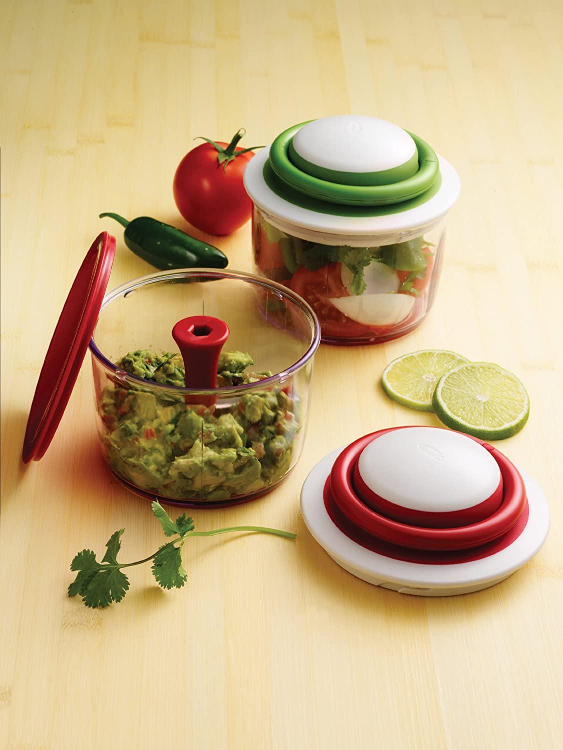 Chef'n VeggiChop Hand-Powered Food Chopper, Set of 1 - Lasercutwraps Shop
