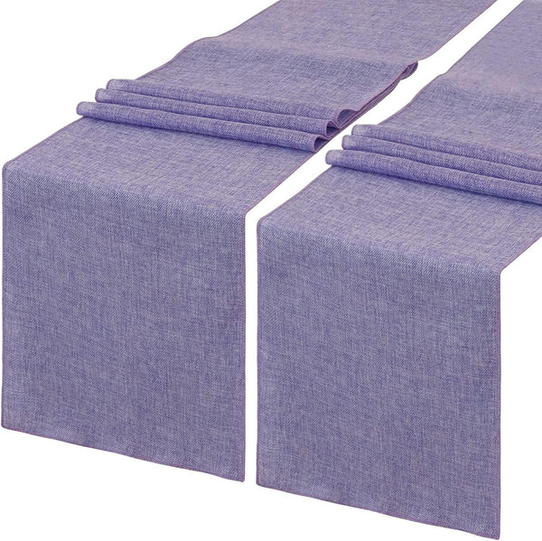 Burlap Table Runner Farmhouse Jute Table Runners 2 Pack 13 x 108 inch ...