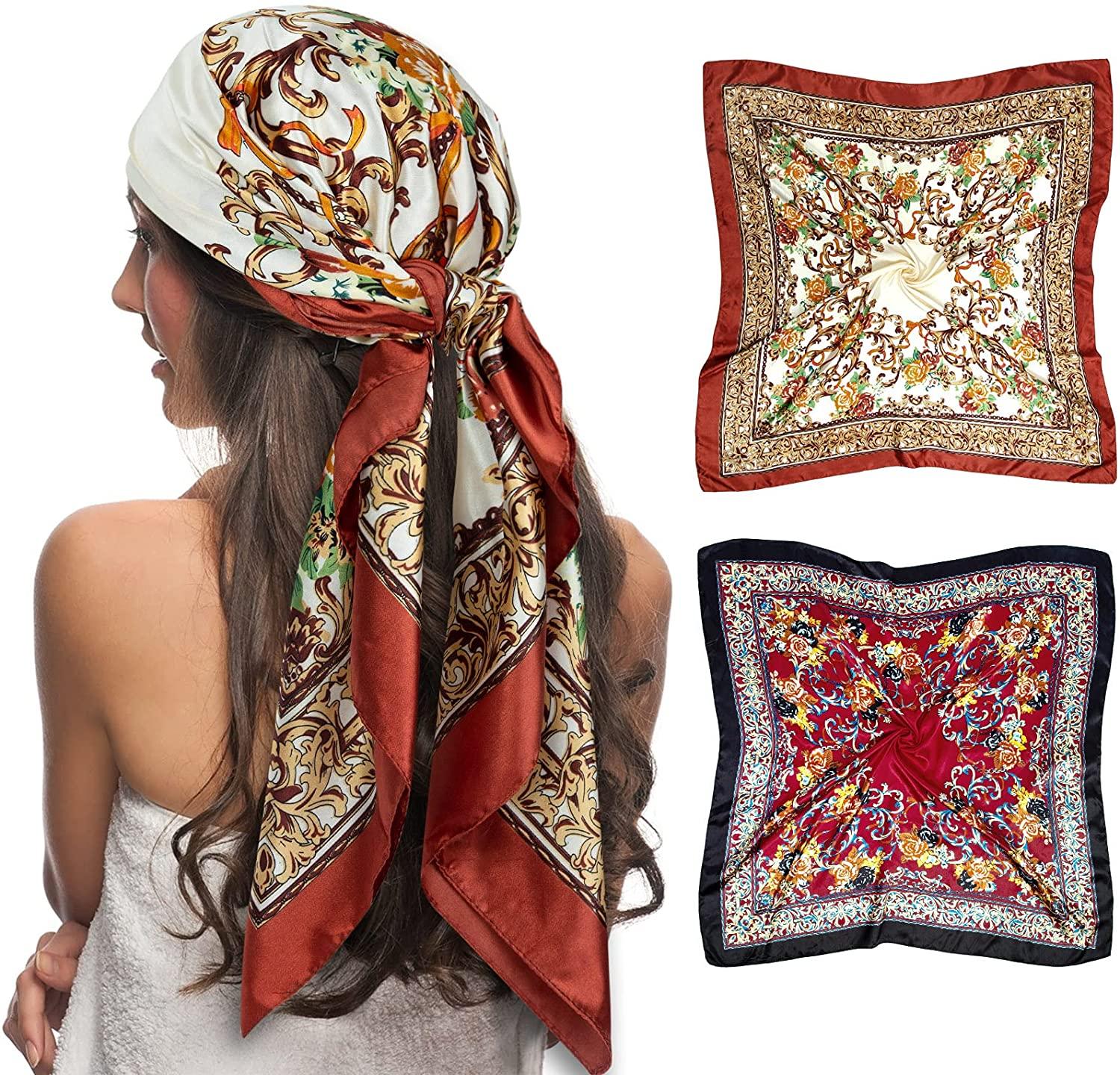 Wrap How To Wear Square Scarf Headscarf Head Wrap For Bed Silk