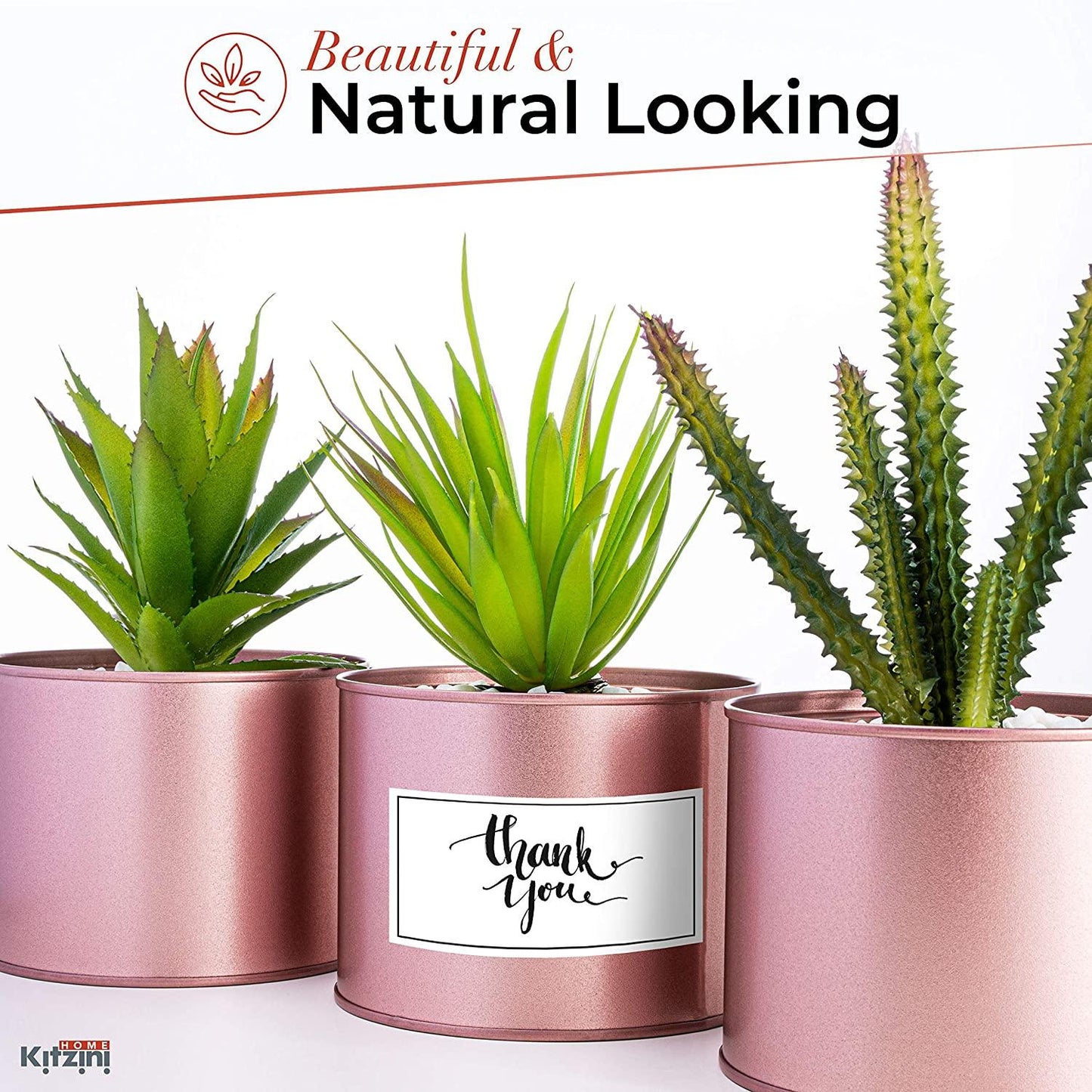 Artificial Succulents Boho Decor Faux Succulents Plants Artificial Desk Accessories for Women Desk Wedding Favors - Lasercutwraps Shop