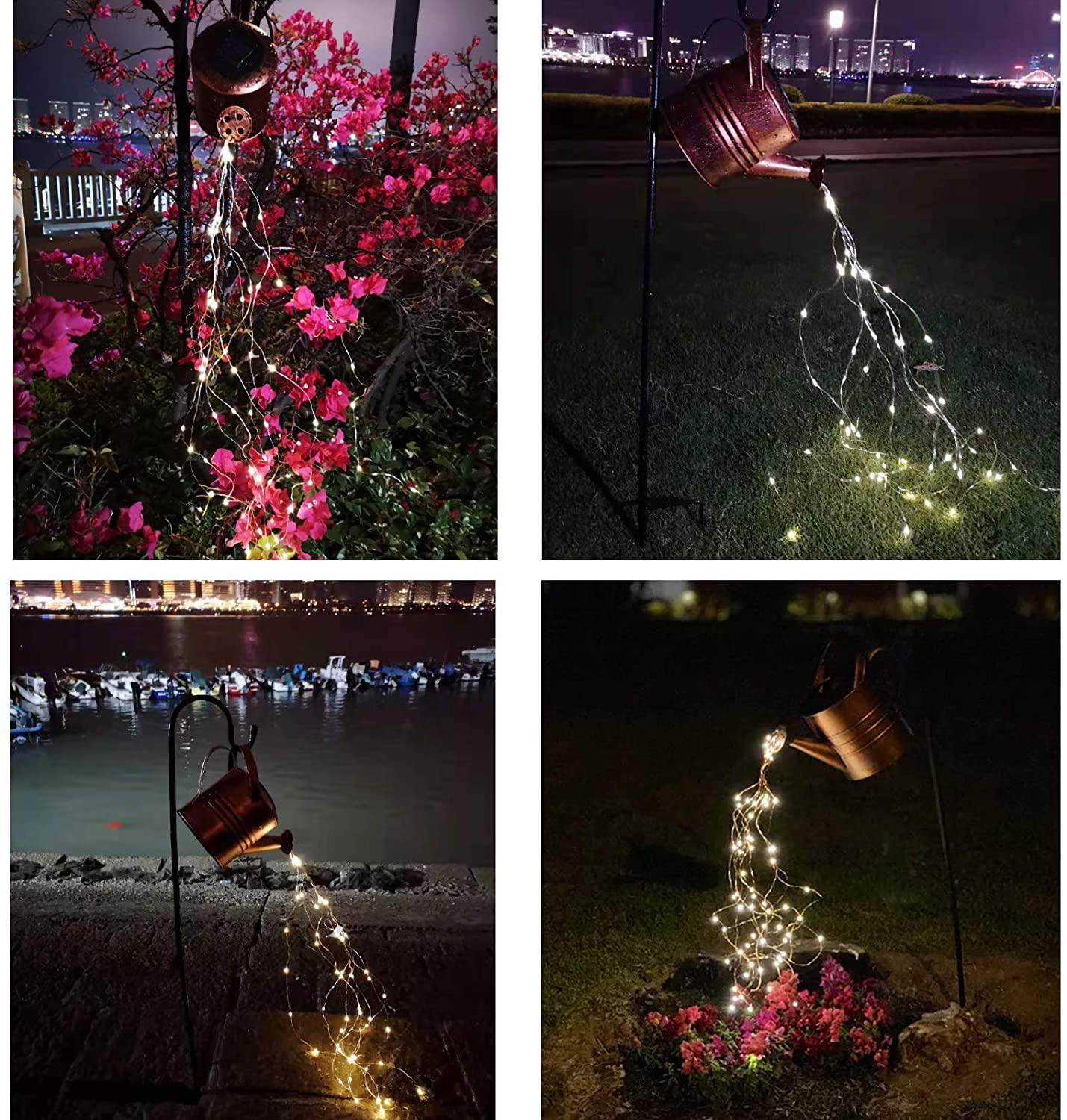 DIY Watering Can Lights, Battery Operated Fairy Light, Patio String Lights - Lasercutwraps Shop