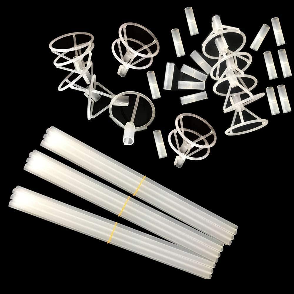 70cm Wedding Birthday Party Big Latex Stuffing Clear Balloons Foil Balloons Holder Sticks - Lasercutwraps Shop