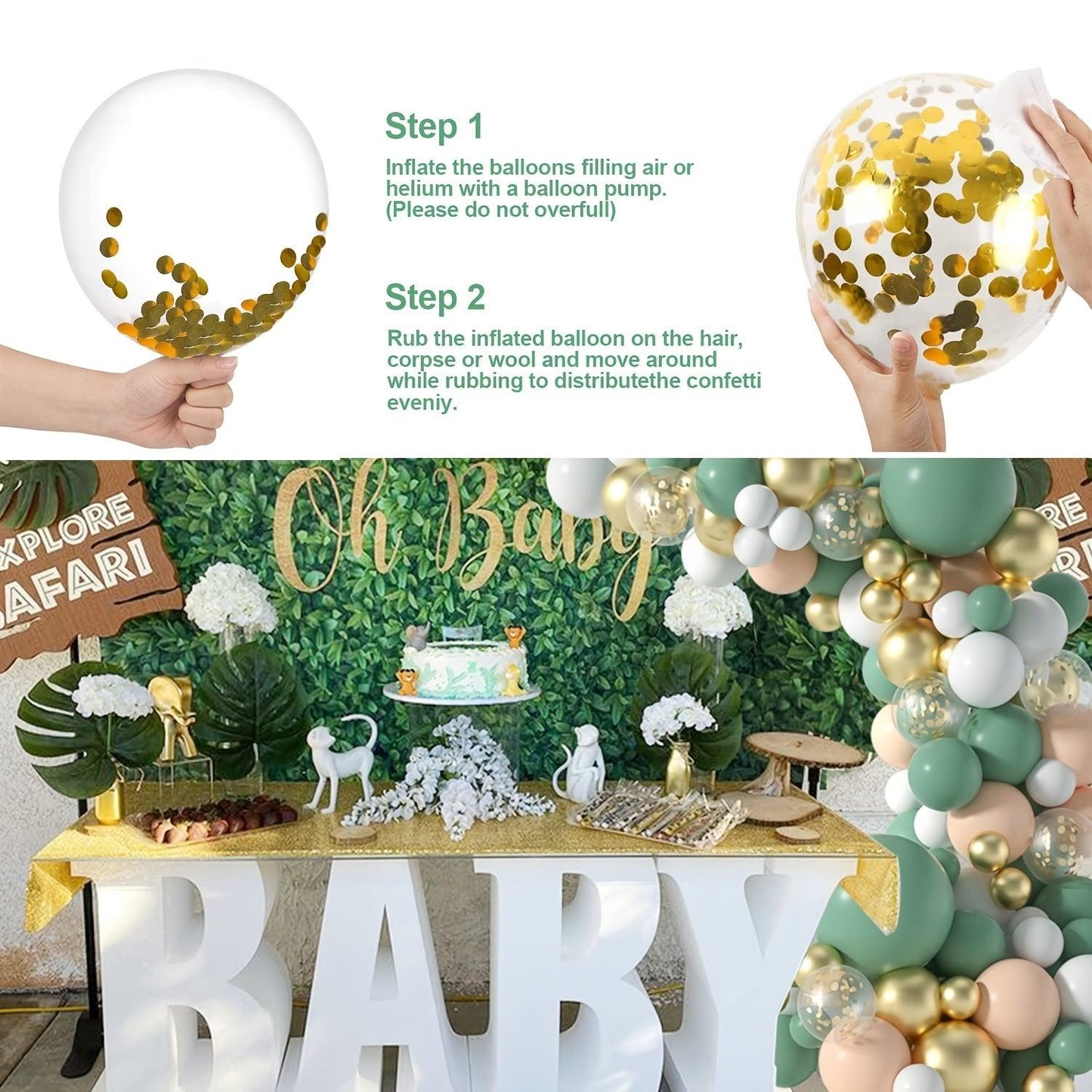 106pcs Birthday Balloon, Decorative Balloon, Romantic Party Balloon, Wedding Balloon, Valentine's Day Supplies Wedding Room Arrangements - Lasercutwraps Shop