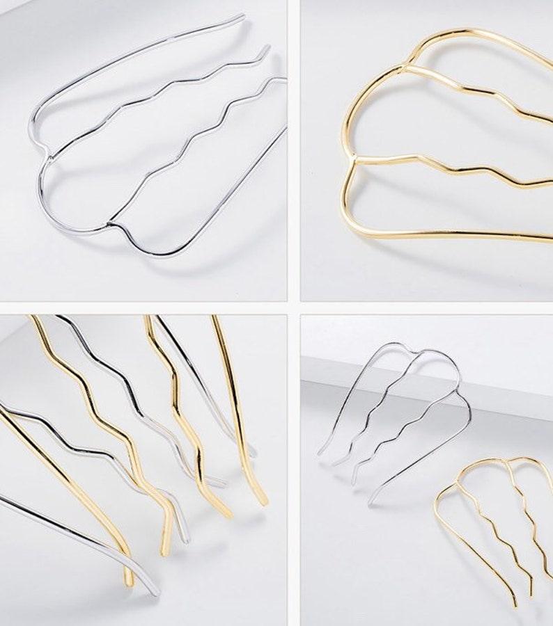 Strong Hold Minimalist Hair Pin, Simple Hair Pick for Updo Bun - Lasercutwraps Shop