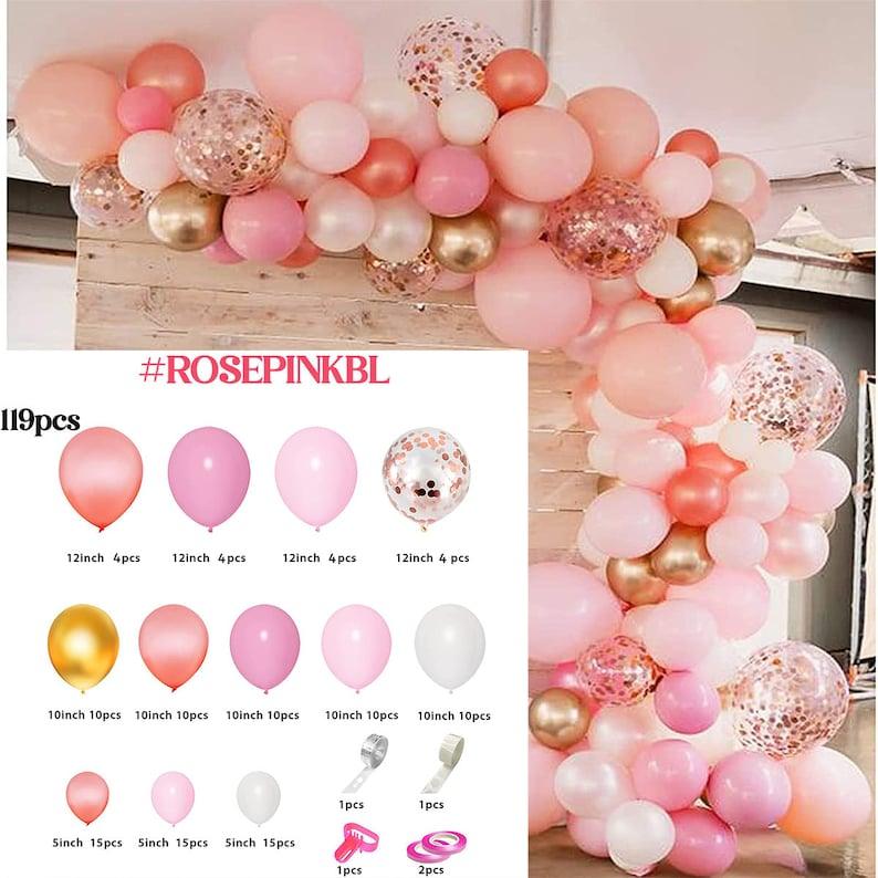129pcs Nude Boho Balloon Garland Kit, Boho 1st Birthday Party Balloon, Baby Shower Balloons Girls, Boho Wedding Balloon Arch - Lasercutwraps Shop