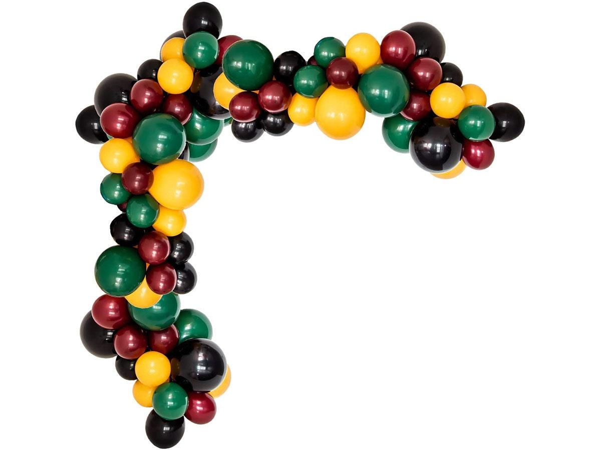 Magic Wizard School Balloons Garland Arch Kit, 103Pack Green Yellow Black Burgundy Round Balloons for Baby Kids Birthday Party Baby Shower - Lasercutwraps Shop
