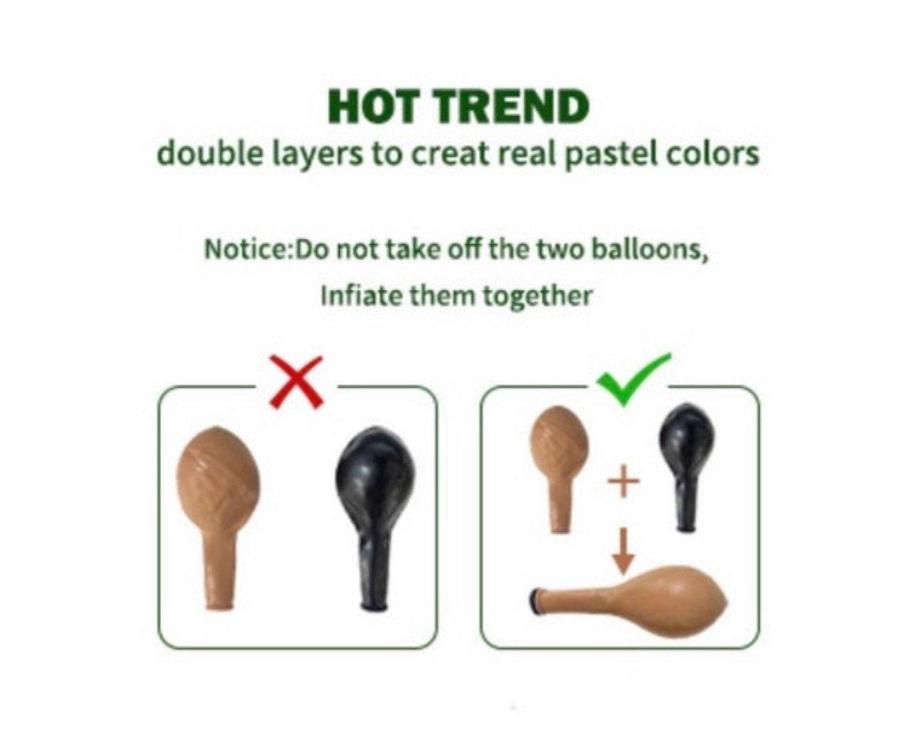 214pcs Jungle Balloons Arch kit Baby Shower , Birthday , Birthday, Double Mustard, Apricot, Sage green, Boy Birthday - Lasercutwraps Shop