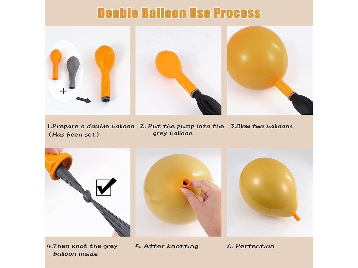 Lemon Balloon Garland Kit Caramel Coffee Balloons 112 Pcs Double-Stuffed DIY Balloon Arch Garland Kit for 1th Birthday Baby Shower Wedding - Lasercutwraps Shop