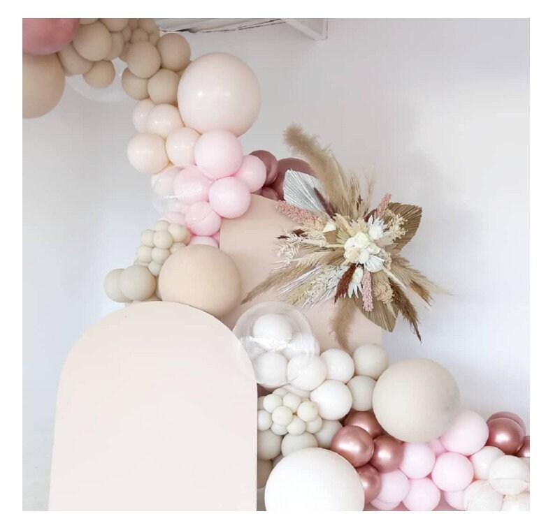 129pcs Nude Boho Balloon Garland Kit, Boho 1st Birthday Party Balloon, Baby Shower Balloons Girls, Boho Wedding Balloon Arch - Lasercutwraps Shop