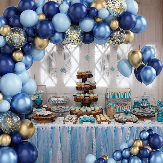 Navy Blue Balloon Garland Arch Kit, 97PCS for Birthday, Wedding, Baby Shower, Bridal Shower, Blue Theme Party - Lasercutwraps Shop