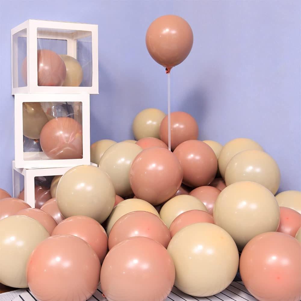 129 Pieces Blush Balloon Garland Arch Kit Rose Gold Pastel Orange Confetti Latex Balloons for Wedding Birthday Party Baby Shower Decor - Lasercutwraps Shop