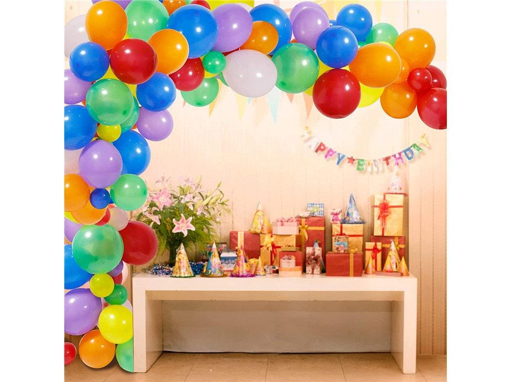 Rainbow Balloons Garland Arch Kit Mixed Size Assorted Color Balloons for Birthday Party Baby Shower Wedding Decorations - Lasercutwraps Shop